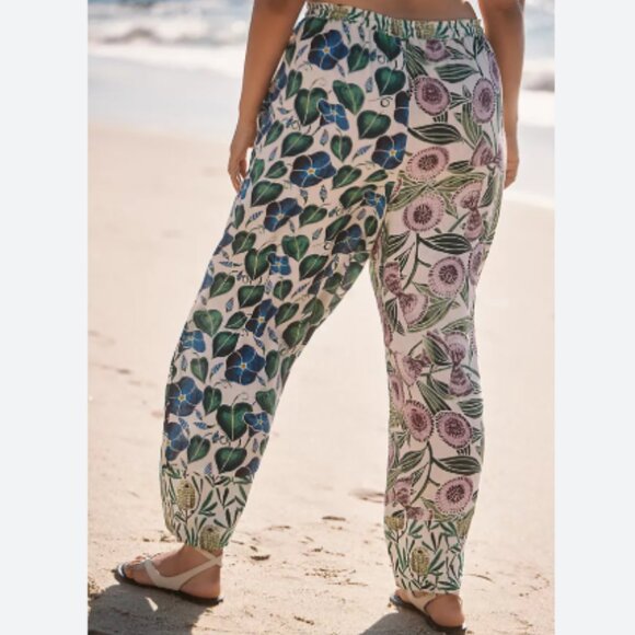 New Harlinah Teoh x Celandine Relaxed Wide-Leg Linen Pants - Picture 2 of 6